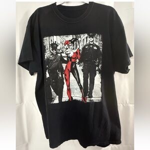 Dc comics Harley Quinn Black Graphic T-Shirt 2x